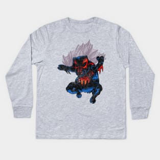 Spider-Ham 2099 - distressed Kids Long Sleeve T-Shirt